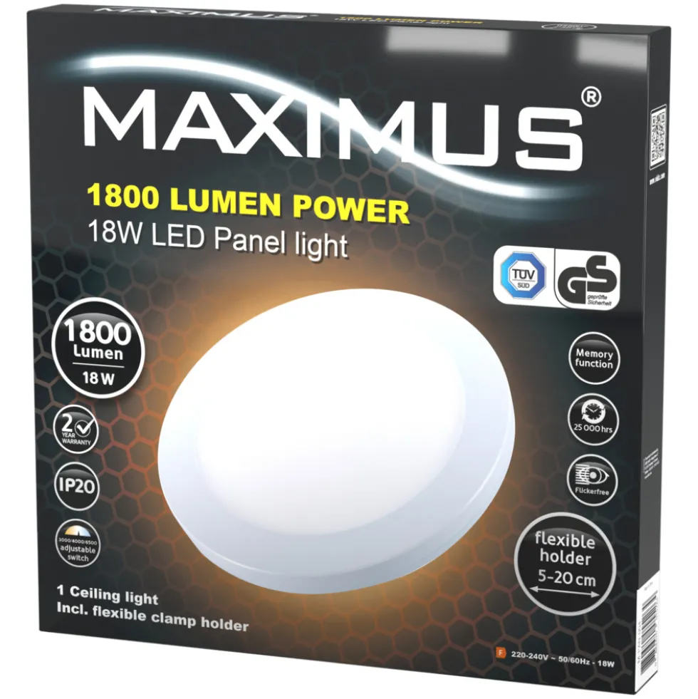 LED Deckenleuchte 18 W, 1800 Lumen