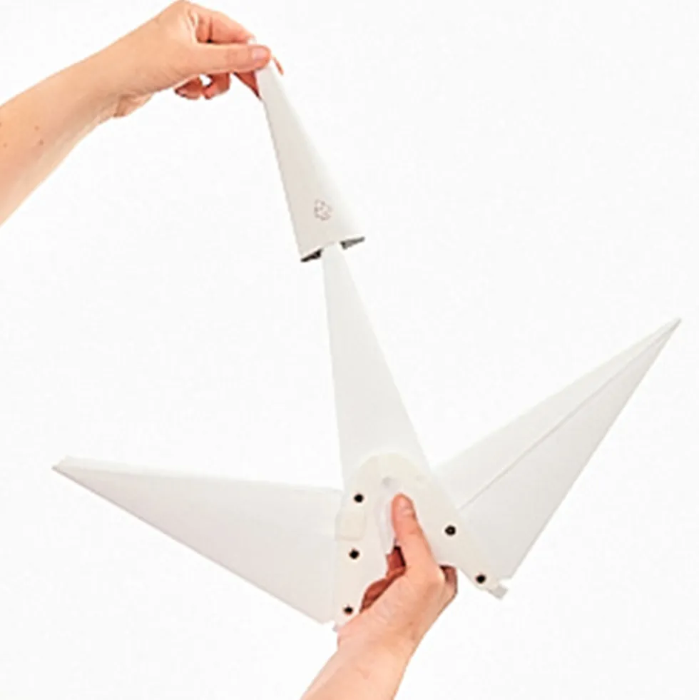 LED-3D-Stern 57 cm mit Farbwechsel