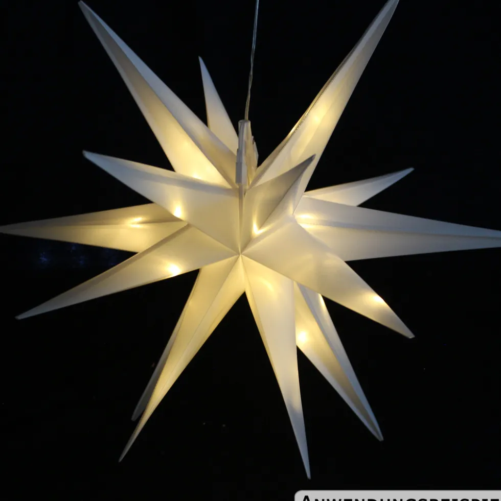 LED 3D Stern warmweiß Ø 25 cm IP44