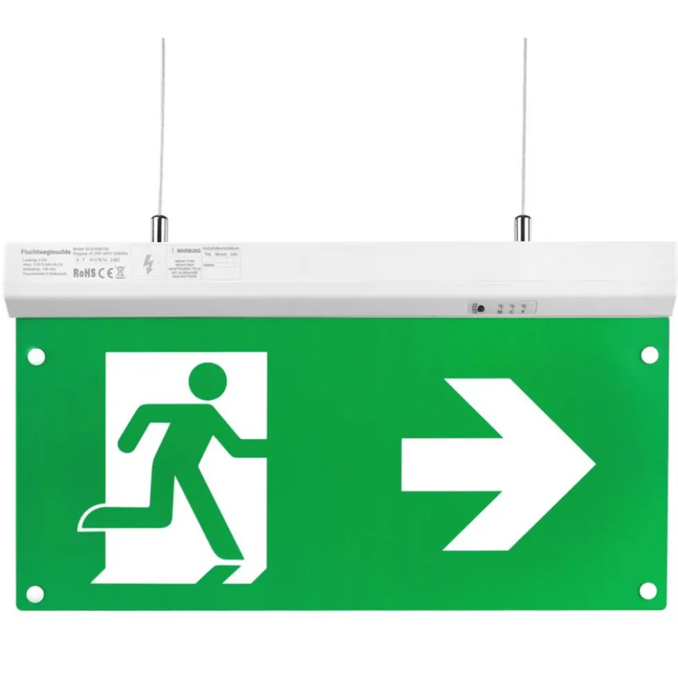 LED-Fluchtwegleuchte 4in1