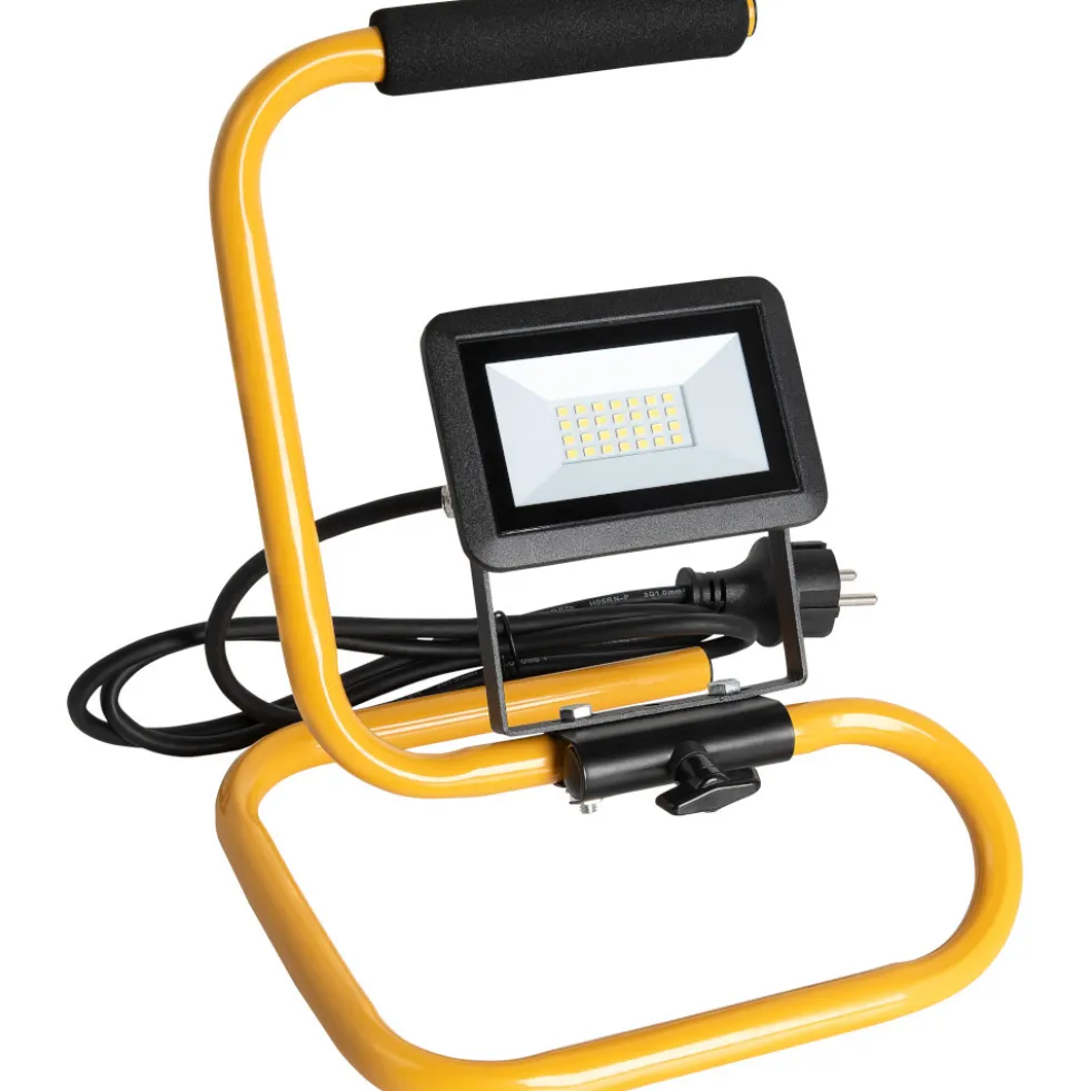 LED Flutlichtstrahler tragbar mit Standfuß 20 W