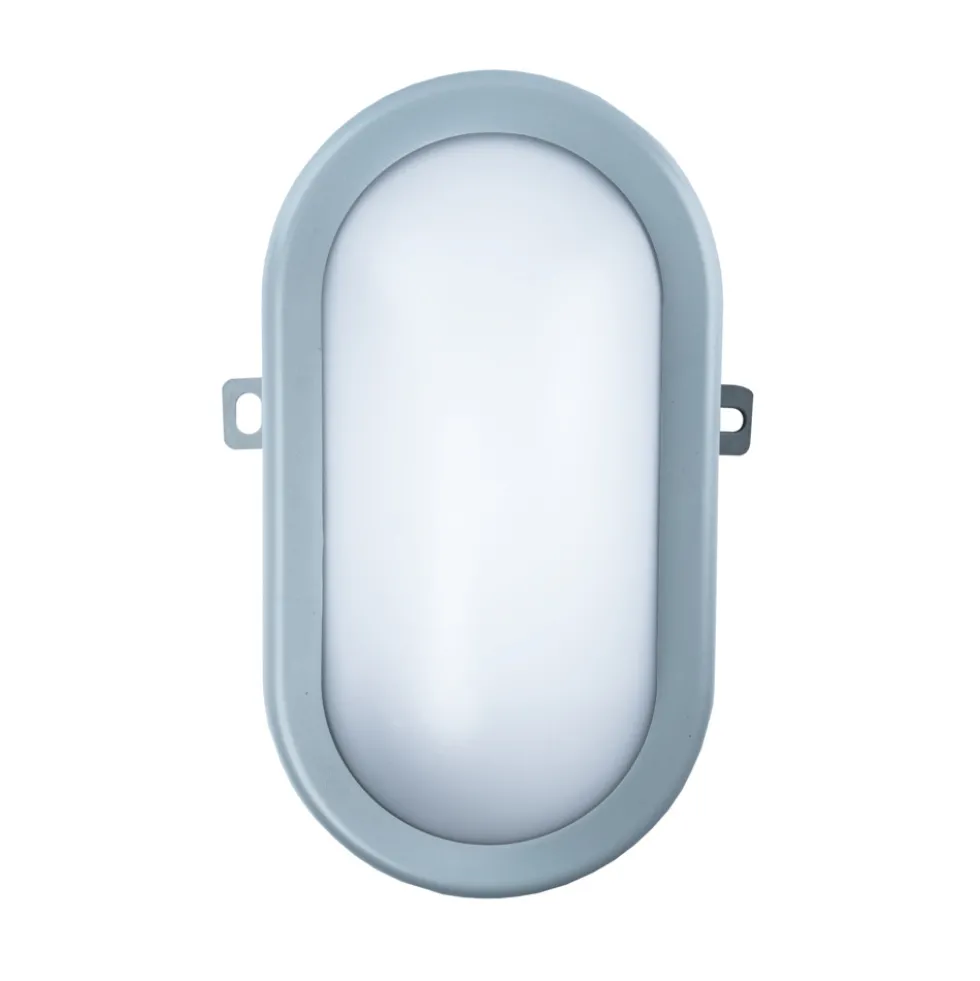 LED-Kellerleuchte oval Kunststoff 12 W IP54