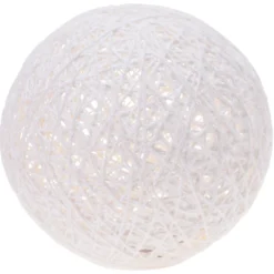 LED-Kugelleuchte 20 cm batteriebetrieben warmweiß