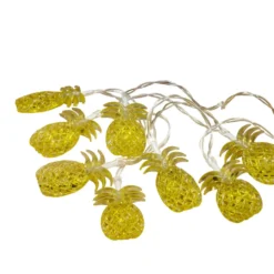 LED-Lichterkette 120 cm mit Ananasmotiv, 10 LEDs und Timerfunktion