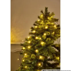 LED-Lichterkette für den Weihnachtsbaum mit 110 warmweißen LEDs