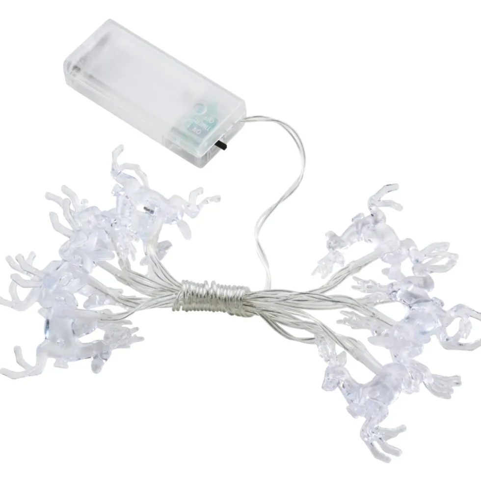 LED-Lichterkette-Hirsch mit 10 LEDs
