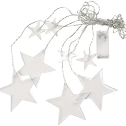 LED-Lichterkette mit 8 LED-Sternen