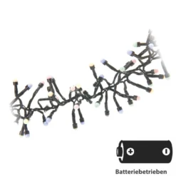 LED Lichterkette Weihnachtsbaum 1,2 m, 192 LEDs bunt, 8 Funktionen