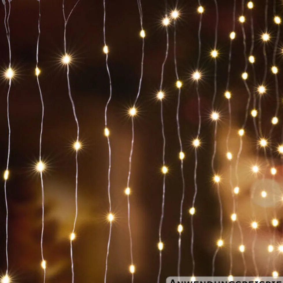 LED-Lichtervorhang mit 400 Mini-LEDs