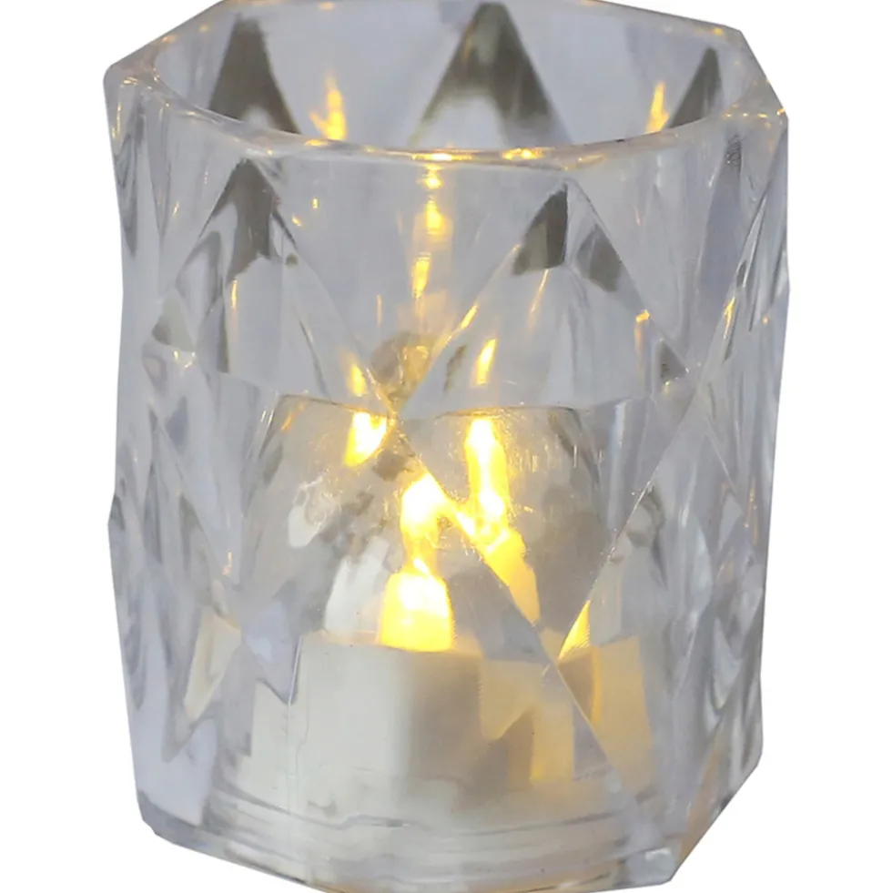 LED-Minilampe batteriebetrieben 6 cm transparent