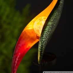 LED-Solar-Gartenstecker "Kranich" 120 cm