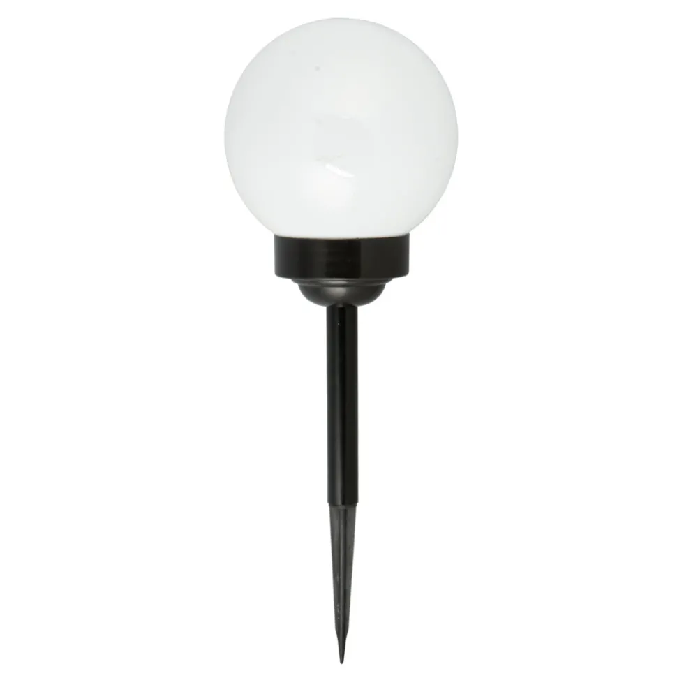LED-Solar-Kugelleuchte Ø 30 cm mit Bodenspieß