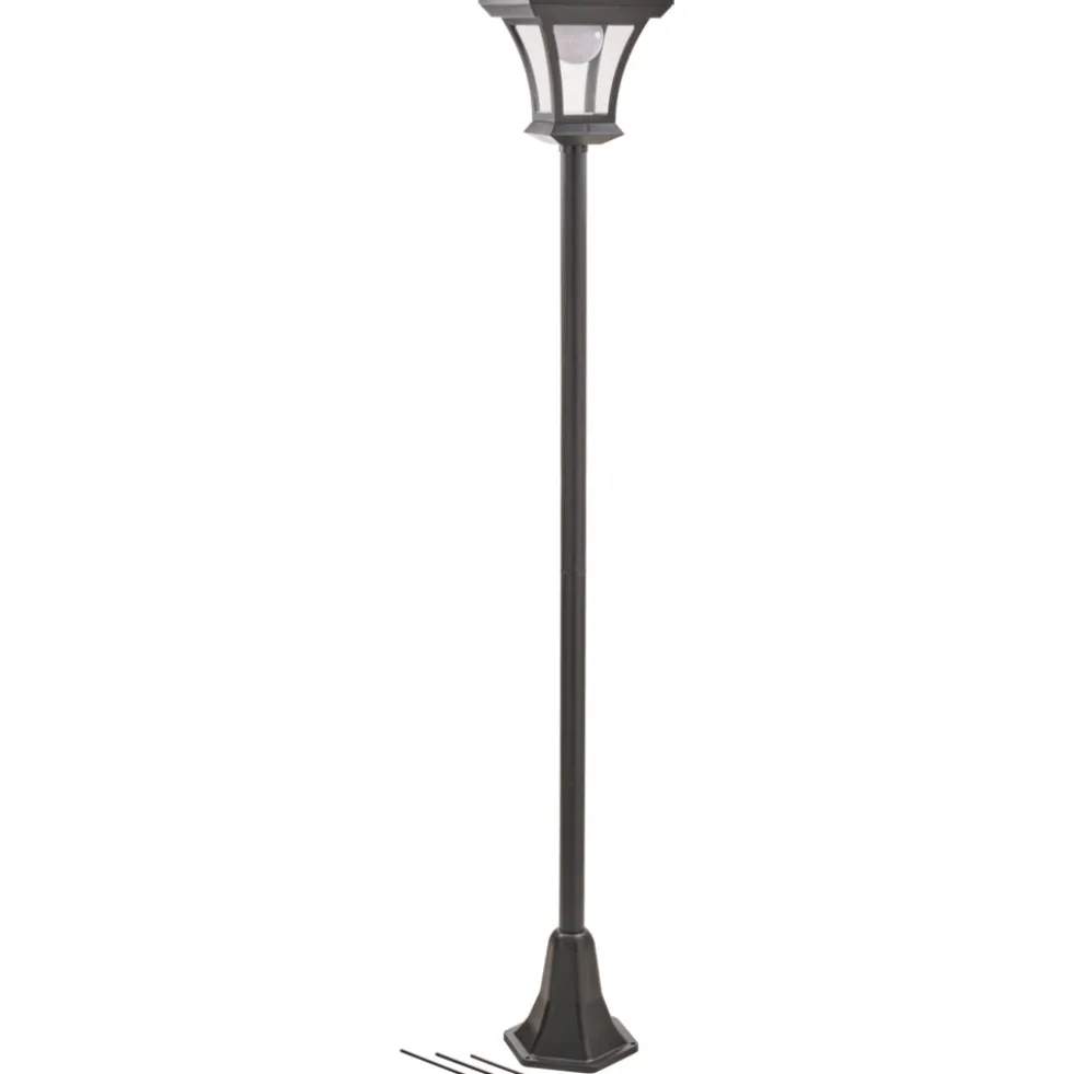 LED-Solarlaterne 180 cm mit Befestigungsmaterial