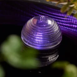 LED Solar Schwimmkugel Ø 8 cm aus Kunststoff mit Farbwechsel