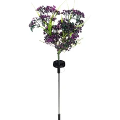 LED-Solarstecker „Heidekraut“ mit 28 LEDs