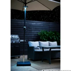 LED-Sonnenschirm-Beleuchtung mit Akku