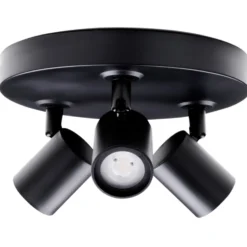 LED-Spot-Leuchte 3-flammig schwarz