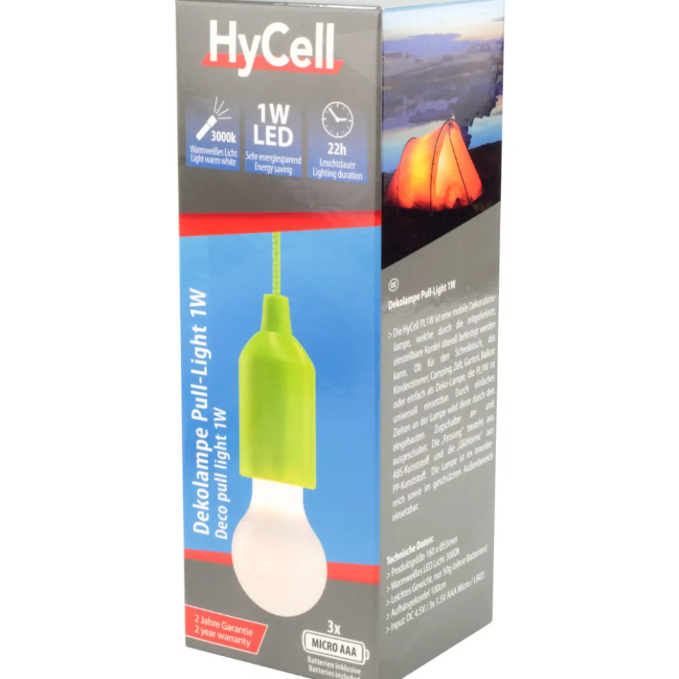 LED-Taschenlampe "Pull-Light PL1W", grün