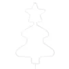 LED-Wanddekoration Neon Weihnachtsbaum mit 96 LEDs und Timerfunktion