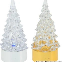 LED-Weihnachtsbaum 3er Set Gold oder Silber