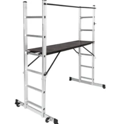 Leitergerüst 3in1 aus Aluminium mit 150 kg Belastbarkeit