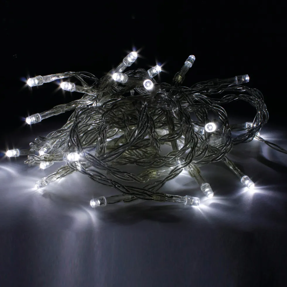 Lichterkette mit 10 LEDs und Zeitschaltuhr, 150 cm
