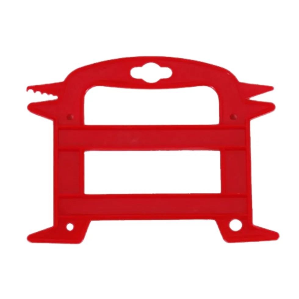 Lichterketten-Aufwickler rot aus Kunststoff