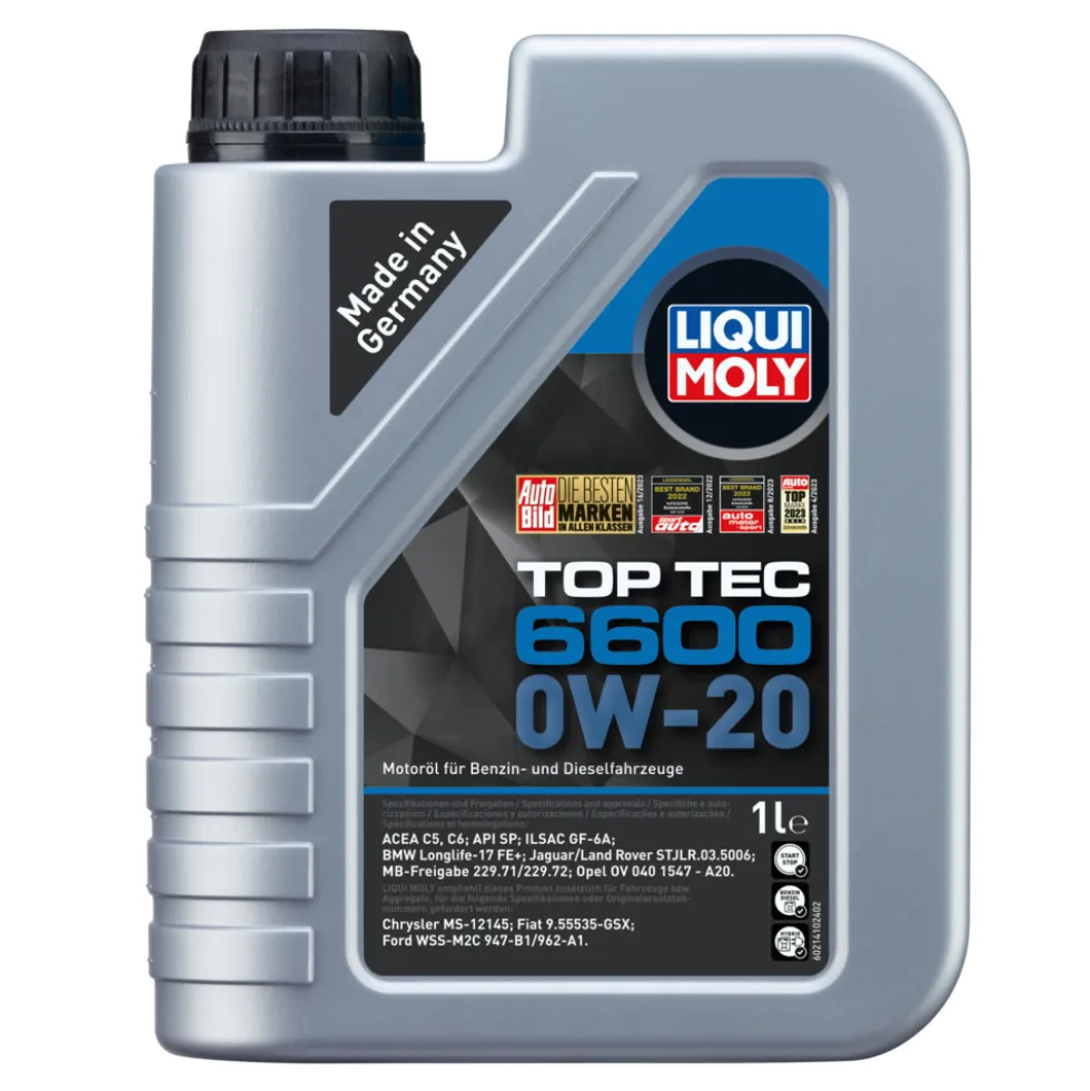 LIQUI MOLY Motoröl Top Tec 6600 0W-20 1 Liter