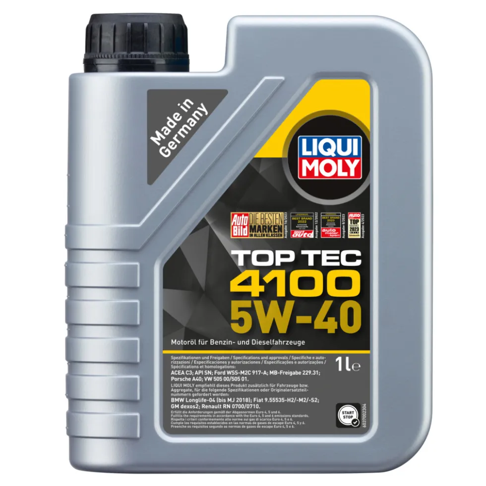 LIQUI MOLY Motoröl Top Tec 4100 5W-40 - 1 Liter