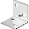 Lochplattenwinkel A2 30 x 30 x 30 mm Edelstahl Löcher beidseitig versenkt
