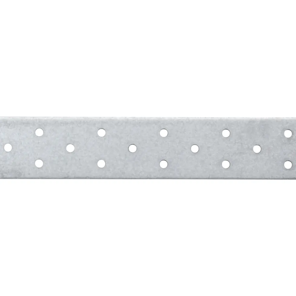 Lochplatten 40 x 200 mm aus verzinktem Stahl