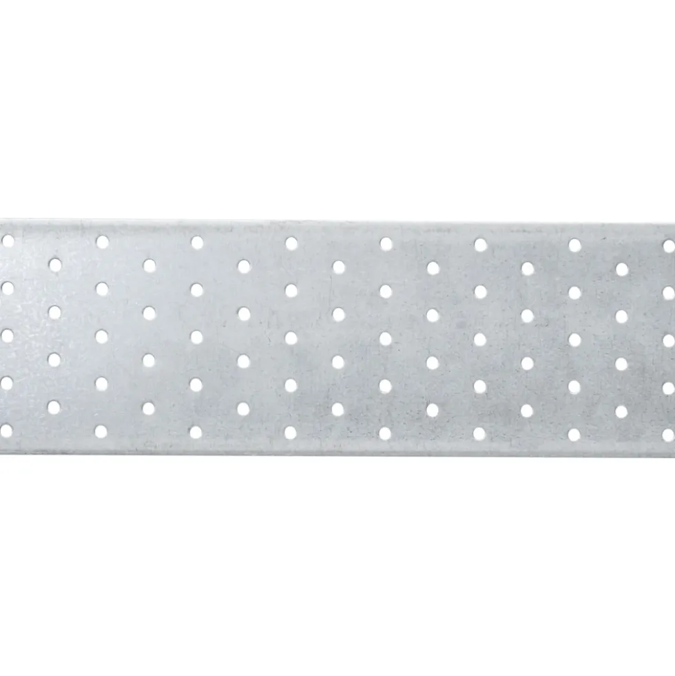 Lochplatten 100 x 300 mm aus verzinktem Stahl