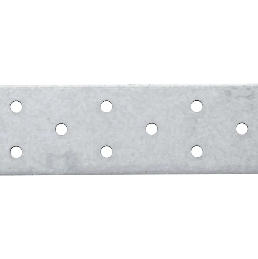 Lochplatten 40 x 120 mm aus verzinktem Stahl