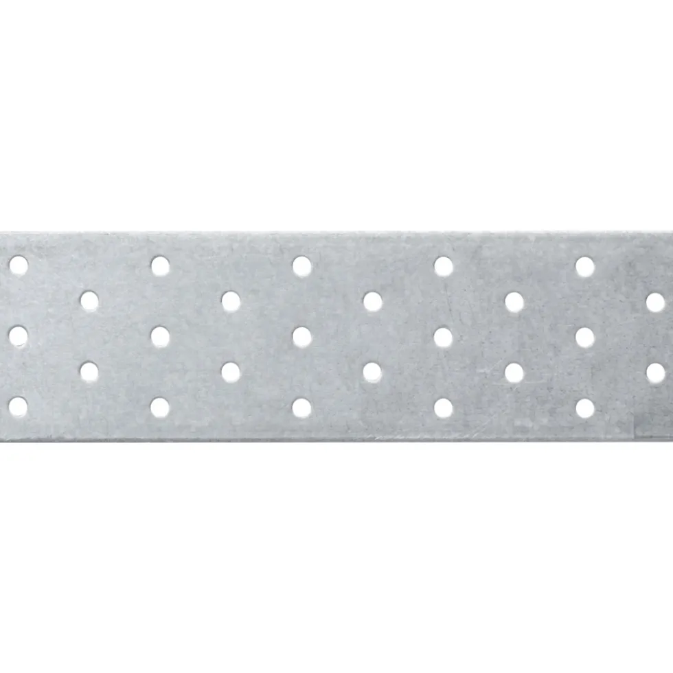 Lochplatten 60 x 200 mm aus verzinktem Stahl