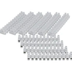 Lüsterklemme 1,0 – 4,0 mm² 10 x 12 polig Polyethylen weiß