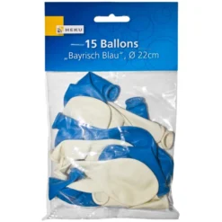 Luftballons Bayrisch Blau 15 Stück