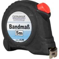 Maßband 5m Metall Autostop Softgrip