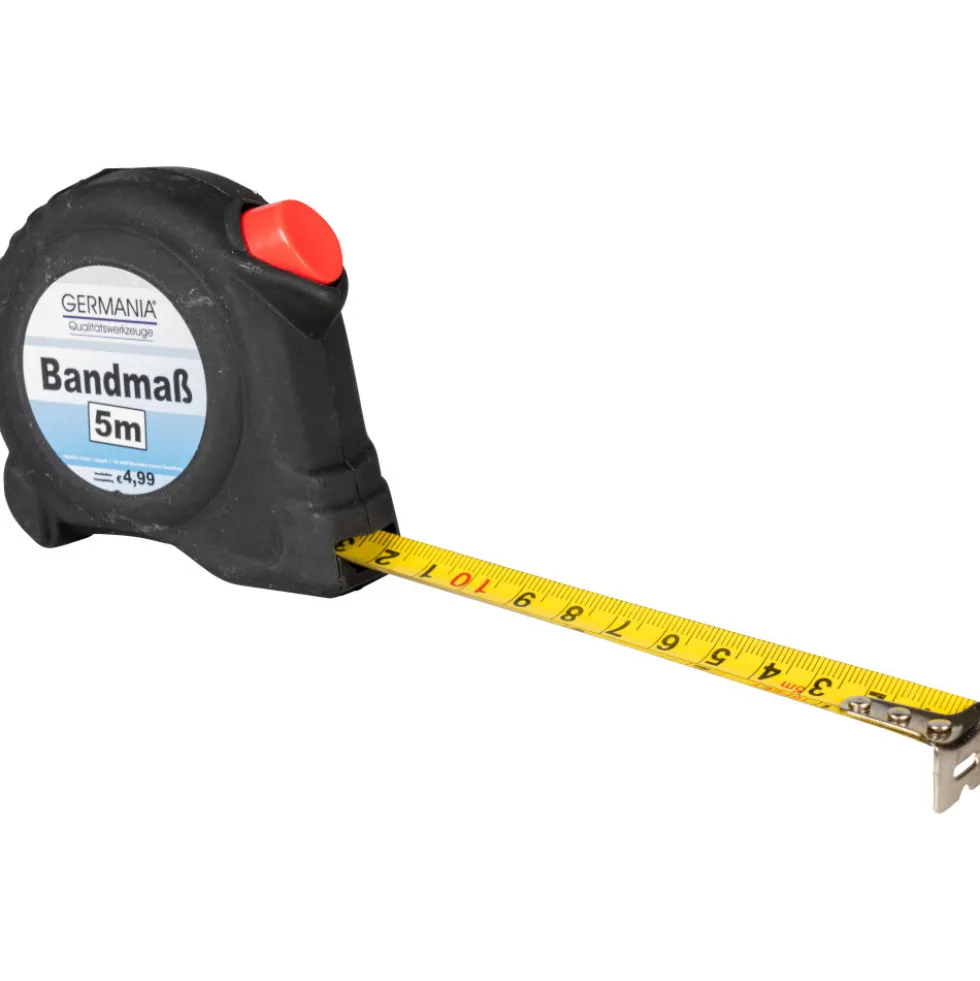Maßband 5m Metall Autostop Softgrip