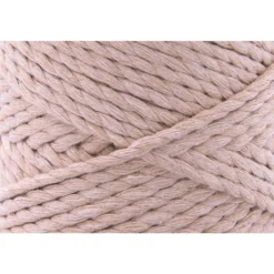 Macramé Garn 330 g beige