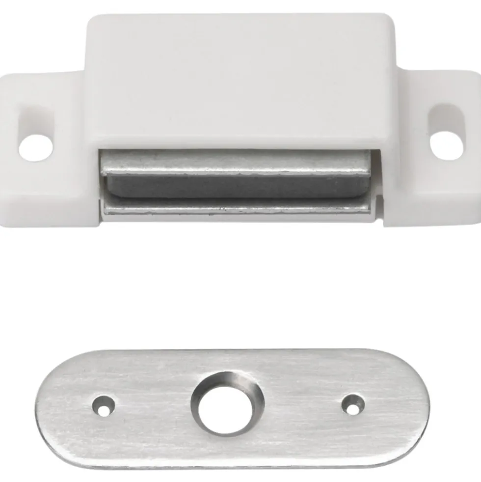 Magnetschnäpper 48 x 17 x 13 mm, weiß