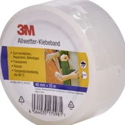 3M Allwetterklebeband transparent 48mmx25m