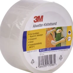 3M Allwetterklebeband transparent 48mmx25m