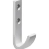 Mantelhaken aus eloxierten Aluminium 70x14x32 mm