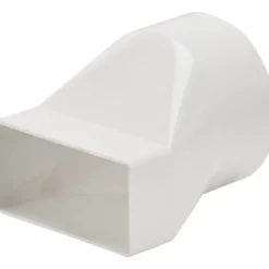 Marley Übergangsstück Flachkanal 110x54mm nach Lüftungsrohr Ø 100mm