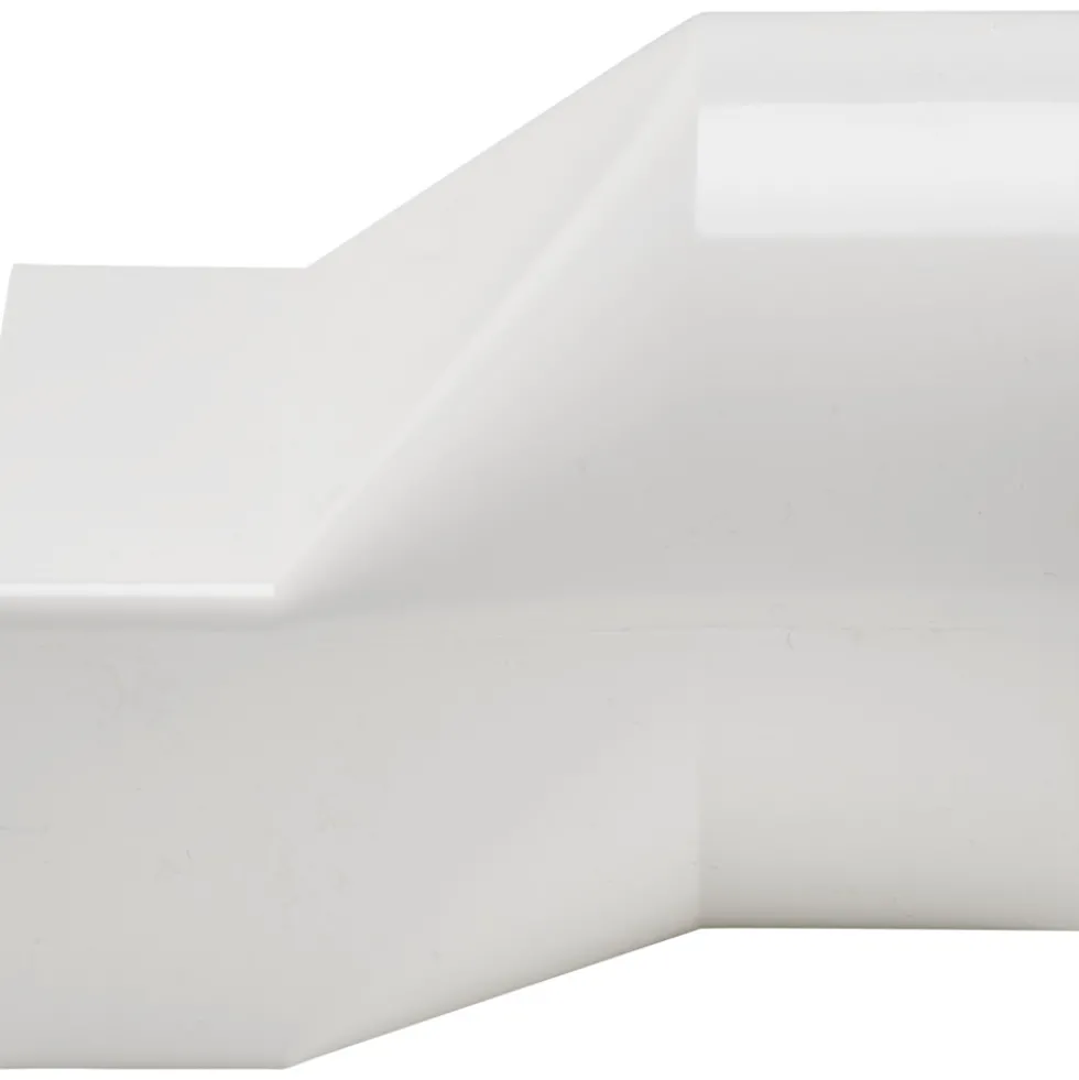 Marley Übergangsstück Flachkanal 110x54mm nach Lüftungsrohr Ø 100mm