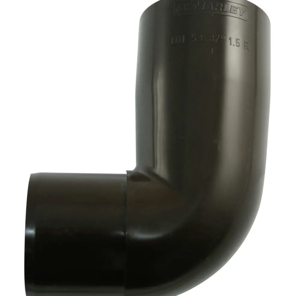 Marley Fallrohrbogen 87° DN 53 Kunststoff braun