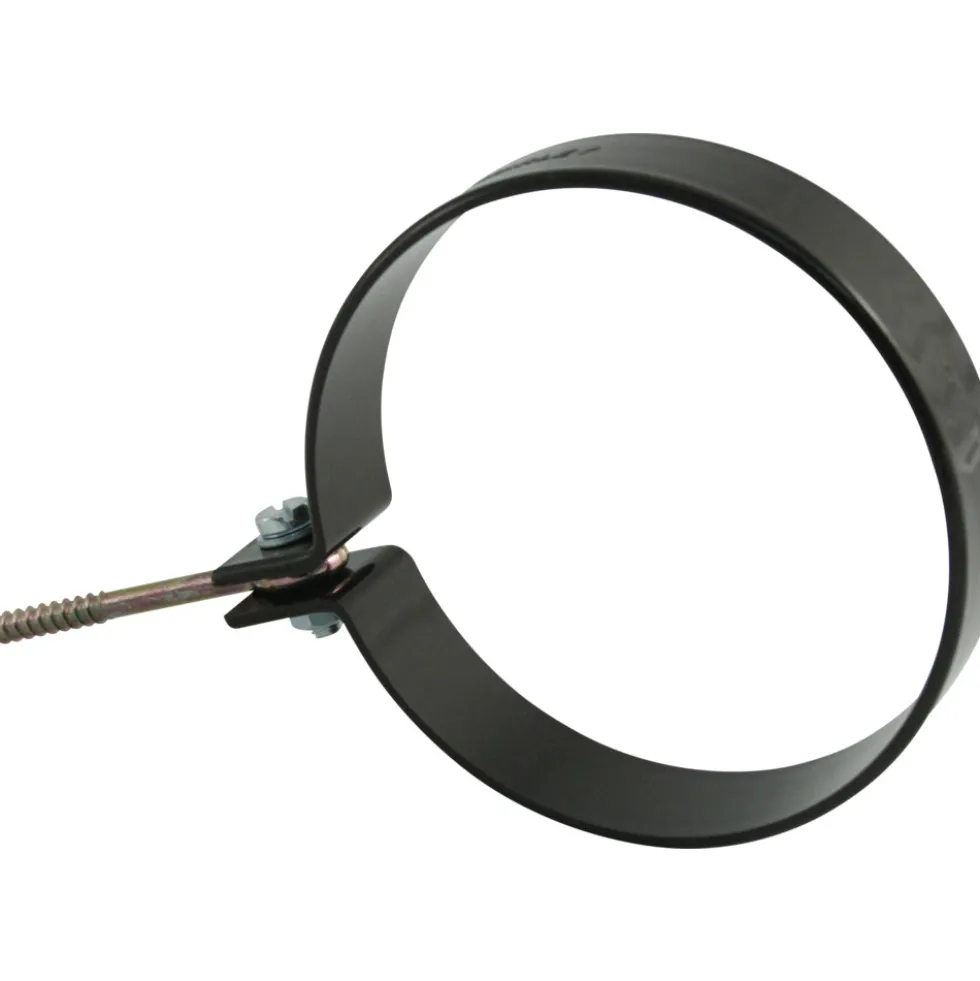 Marley Rohrschelle mit Ringschraube DN 53 Kunststoff braun 2 Stück