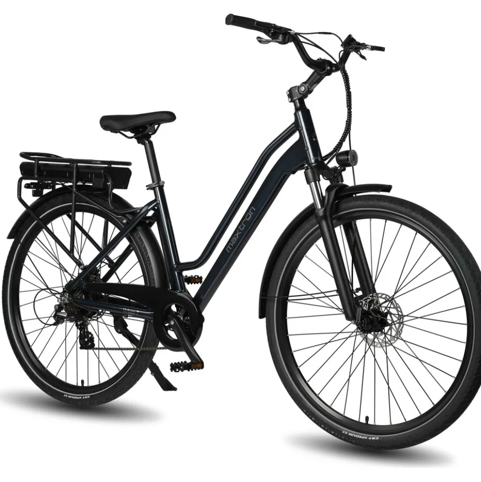 maxtron City-E-Bike "Urban 7" 28" dunkelblau - Aktionspreis
