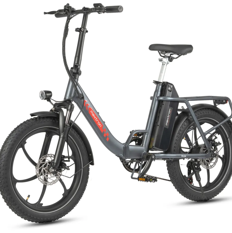 maxtron Falt-E-Bike "Mule" 20" grau - Aktionspreis