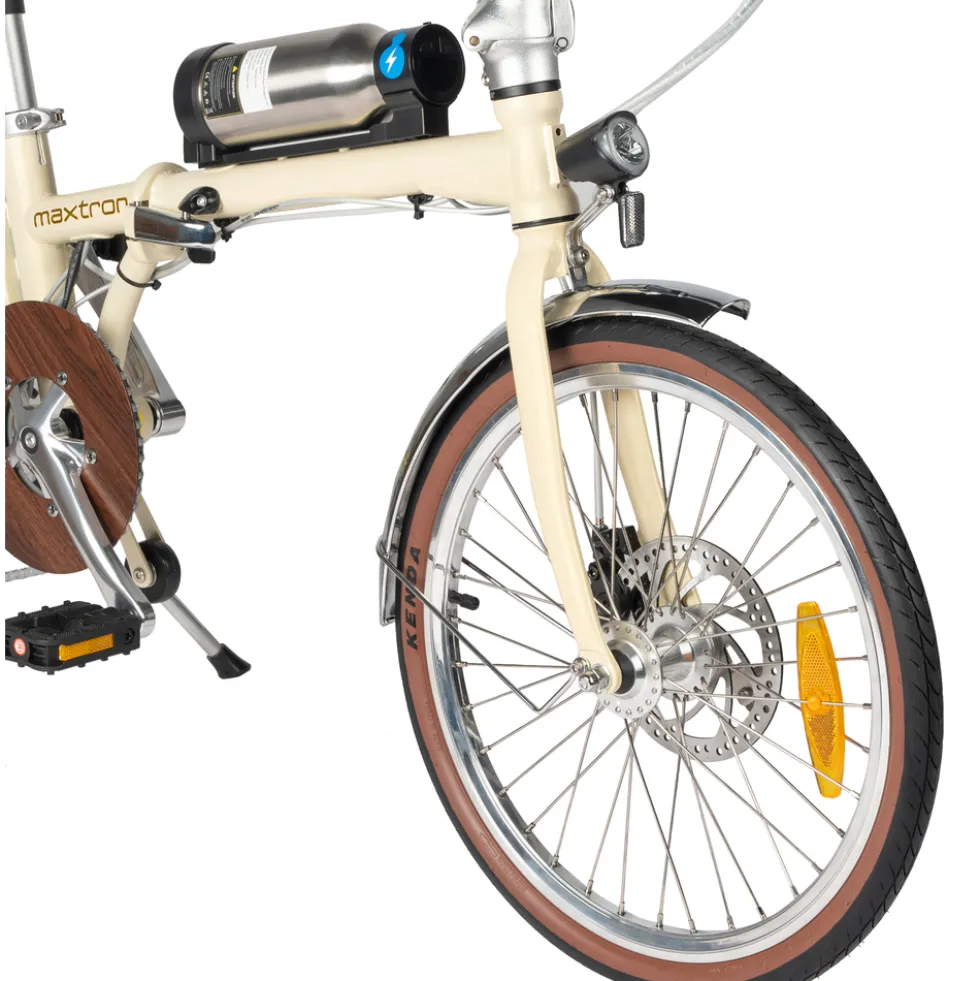 maxtron Falt-E-Bike "Smart 20" 20" creme-weiß